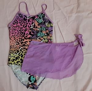 Joe Boxer Size 14 Girls' Swimsuit with Skirt (EUC)